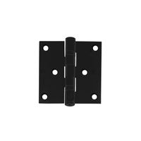 Intersteel Kogellagerscharnier recht 3" (76x76x2,5mm) - mat zwart - thumbnail