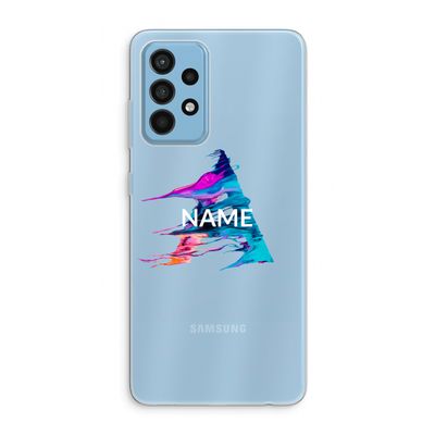 Abstract Spectrum: Samsung Galaxy A52 Transparant Hoesje
