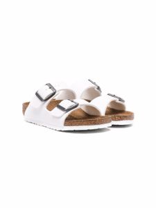 Birkenstock Kids sandales Arizona en cuir - Blanc