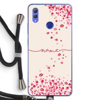 Hartjes en kusjes: Honor Note 10 Transparant Hoesje met koord