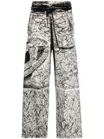 Diesel pantalon de jogging P-Markoval en coton - Noir