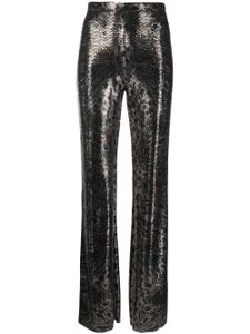 ETRO pantalon évasé à sequins - Noir