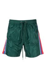 Moncler short de bain à patch logo - Vert - thumbnail