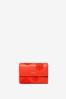 Rode portemonnee Dark Amber Alba - RED - U