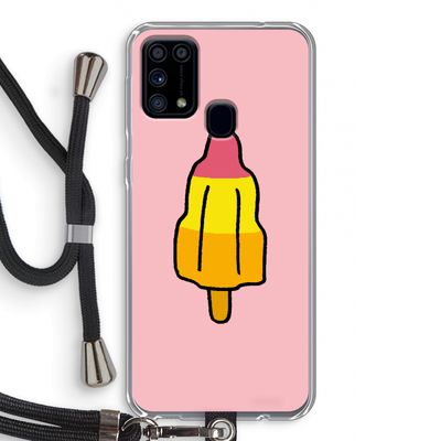 Raketijsje: Samsung Galaxy M31 Transparant Hoesje met koord