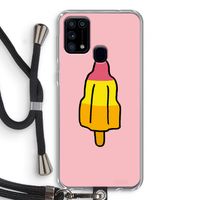 Raketijsje: Samsung Galaxy M31 Transparant Hoesje met koord Raketijsje: Samsung Galaxy M31 Transparant Hoesje met koord