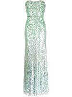 Jenny Packham robe Midnight à épaules dénudées - Vert