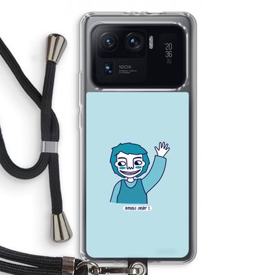 Zwaai: Xiaomi Mi 11 Ultra Transparant Hoesje met koord