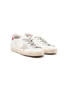 Golden Goose Kids baskets Superstar à lacets - Blanc