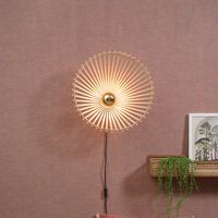GOOD&MOJO Wandlamp 'Bromo' Small, Bamboe, kleur Naturel