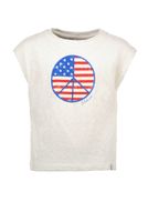 Street called Madison Meisjes t-shirt Happy - Off white - thumbnail