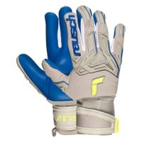 Reusch Keepershandschoenen Attrakt FreeGel Silver - Grijs/Geel/Blauw Kinderen - thumbnail