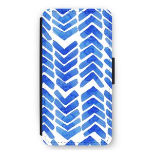 Blauwe pijlen: iPhone 11 Flip Hoesje