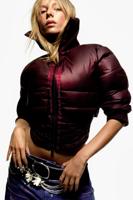 Gewatteerde corsetjas - RED - L