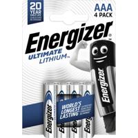 Batterij energizer ultimate lithium aaa 4st