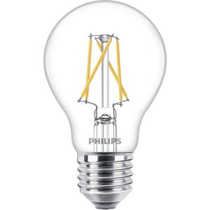 Philips Lighting 77213001 LED-lamp Energielabel F (A - G) E27 Peer 7.5 W, 3 W, 1.6 W = 60 W, 30 W, 16 W Warmwit (Ø x l) 6 cm x 10.4 cm Dimbaar 1 stuk(s)