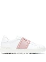 Valentino Garavani baskets Rockstud - Blanc - thumbnail