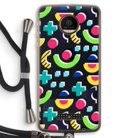 8-bit N°1: Motorola Moto Z Force Transparant Hoesje met koord