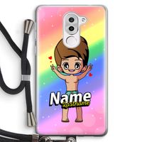 Chibi Maker man: Honor 6X Transparant Hoesje met koord