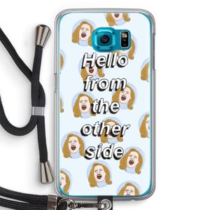 Hello: Samsung Galaxy S6 Transparant Hoesje met koord