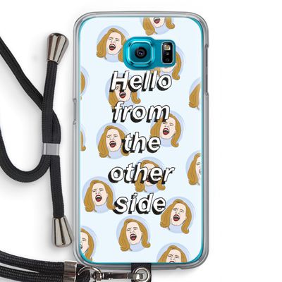 Hello: Samsung Galaxy S6 Transparant Hoesje met koord