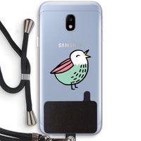 Birdy: Samsung Galaxy J3 (2017) Transparant Hoesje met koord