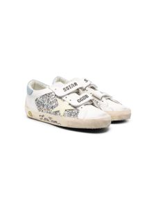 Golden Goose Kids baskets Super Star à paillettes - Blanc