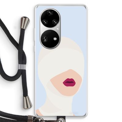 Incognito: Huawei P50 Pro Transparant Hoesje met koord
