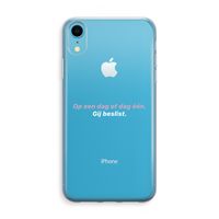 gij beslist: iPhone XR Transparant Hoesje