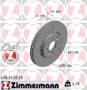 Remschijf Coat Z 470245020