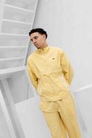 Lacoste Tennis x Novak Djokovic Trainingspak Heren Geel - Maat XL - Kleur: Geel | Soccerfanshop