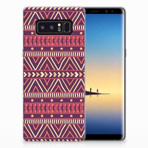 Samsung Galaxy Note 8 TPU bumper Aztec Paars