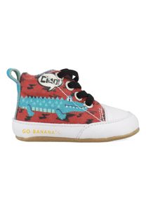 Go Banana&apos;s Pantoffels GB_ALLIGATOR-P Blauw / Rood maat