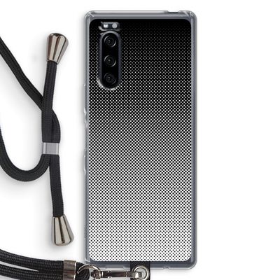 Musketon Halftone: Sony Xperia 5 Transparant Hoesje met koord