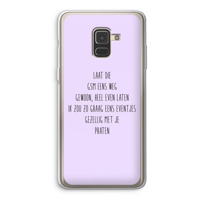 GSM: Samsung Galaxy A8 (2018) Transparant Hoesje