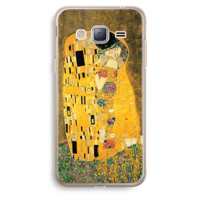 Der Kuss: Samsung Galaxy J3 (2016) Transparant Hoesje