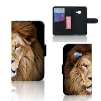 Samsung Galaxy Xcover 4 | Xcover 4s | Telefoonhoesje | Met pasjeshouder | Leeuw Samsung Galaxy Xcover 4 | Xcover 4s | Telefoonhoesje | Met pasjeshouder | Leeuw