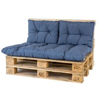 Madison Palletkussenset Florance Safier Blauw - 3 delig