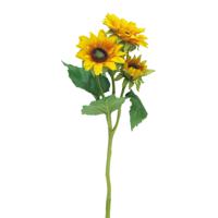 Kunstbloem Zonnebloem Helianthus - 37 cm - losse steel - kunst zijdebloem