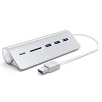 Satechi ST-3HCRS USB-combi-hub Zilver