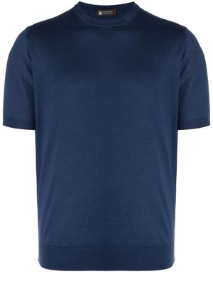 Colombo t-shirt fin à col rond - Bleu