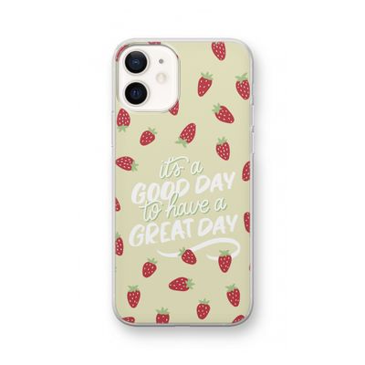Don't forget to have a great day: iPhone 12 Transparant Hoesje