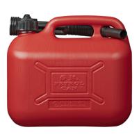 Pro Plus jerrycan/benzinetank - rood - 5 liter - Voor benzine/diesel