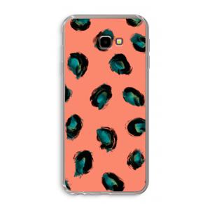 Pink Cheetah: Samsung Galaxy J4 Plus Transparant Hoesje