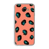 Pink Cheetah: Samsung Galaxy J4 Plus Transparant Hoesje - thumbnail