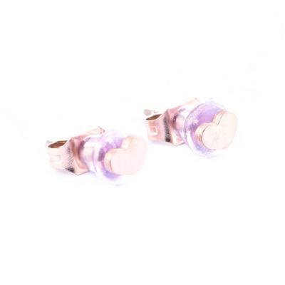 Go Dutch Label Oorbellen Hartje Rosé Goud
