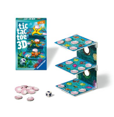 Ravensburger pocketspel Tic Tac Toe 3D