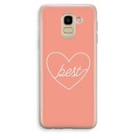 Best heart: Samsung Galaxy J6 (2018) Transparant Hoesje