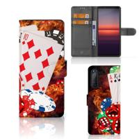 Sony Xperia 5II | Wallet Case | met Pasjes | Casino
