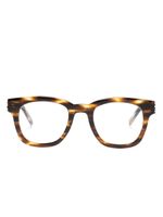 Saint Laurent Eyewear lunettes de vue carrées SL M124 - Marron